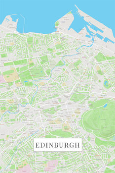 Karta Edinburgh color