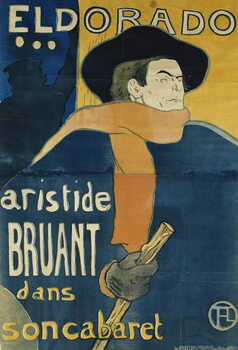 Umelecká tlač Eldorado, Aristide Bruant, 1892
