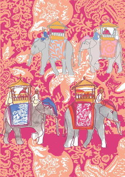 Kunstdruk Elephants, 2013