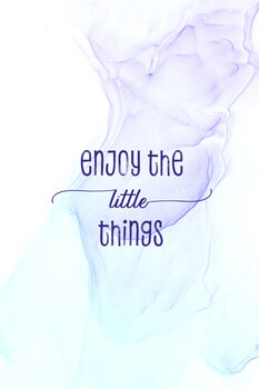 Ilustrare Enjoy the little things | floating colors