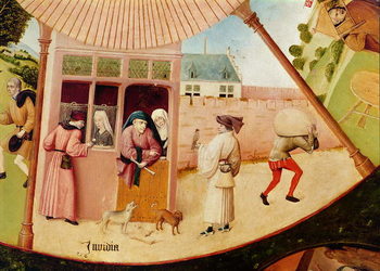 Reproducción de arte Envy, detail from the Table of the Seven Deadly Sins and the Four Last Things, c.1480