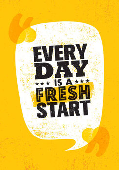 Illustration Every Day Is a Fresh Start.