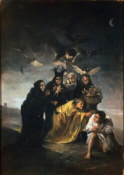 Konsttryck Exorcism or witches