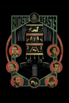 Kunstafdruk Fantastic Beasts - Room of Requirment