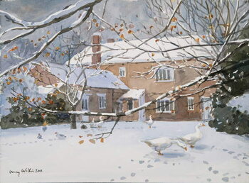 Reprodukcja Farmhouse in the Snow, 2011