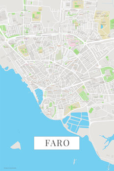 Mapa Faro color