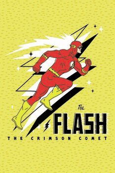 Kunstplakat Flash - Crimson Comet