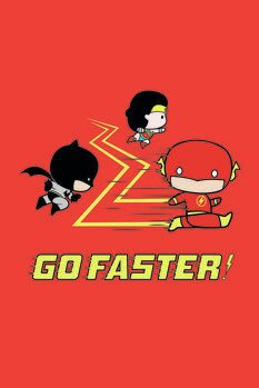 Művészi plakát Flash - Go faster