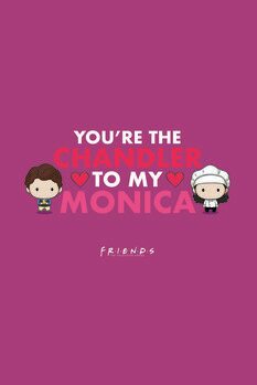 Kunstdrucke Friends - Monica and Chandler