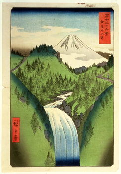 Reproducción de arte Fuji from the Mountains of Isu, No.22 from the series '36 Views of Mt.Fuji' ('Fuji Saryu Rokkei'),