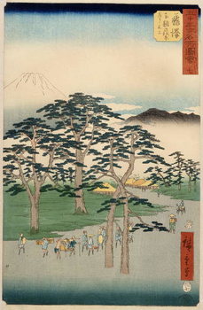 Reproducción de arte Fujisawa from the series 53 stations of the Tokaido, 1855
