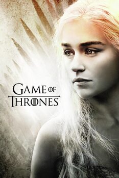 Művészi plakát Game of Thrones - Daenerys Targaryen