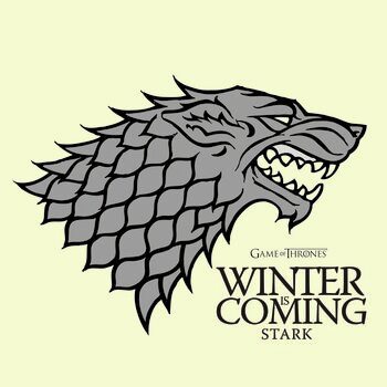 Konsttryck Game of Thrones - Winter is Coming