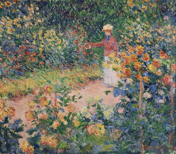 Kunsttryk Garden at Giverny, 1895