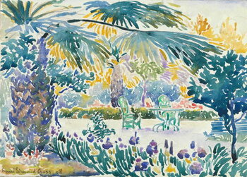 Festmény reprodukció Garden of the Painter at Saint Clair, 1908