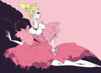 Reproducción de arte Giulietta', from Offenbach 's 'Tales of Hoffmann', colour caricature, 2006/10 by Neale Osborne
