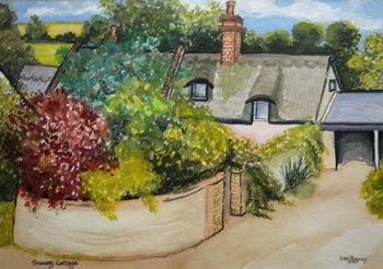Konsttryck Granary Cottage, 2009