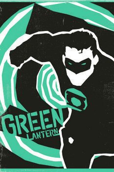Kunstafdruk Green Lantern