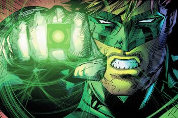 Konsttryck Green Lantern - Power