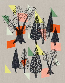 Illusztráció Group of Trees
