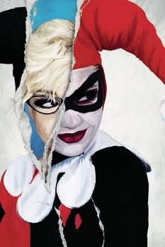 Konsttryck Harley Quinn - Dual Face