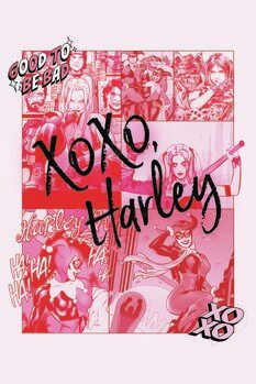 Művészi plakát Harley Quinn - XoXo