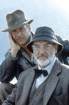 Obrazová reprodukce Harrison Ford And Sean Connery
