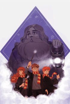 Арт печат Harry Potter - Lumos