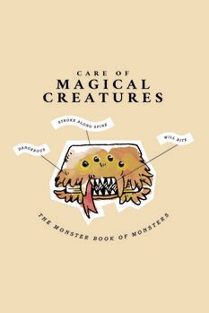 Konsttryck Harry Potter - Magical Creatures
