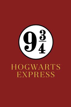 Umjetnički plakat Harry Potter - Platform 9 3/4