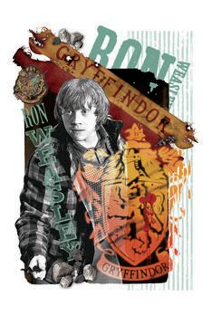 Umjetnički plakat Harry Potter - Ron Weasley