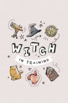 Poster de artă Harry Potter - Vrăjitoare în antrenament