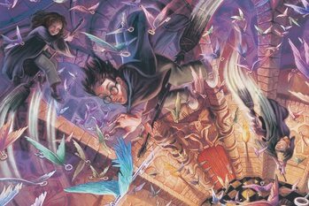 Művészi plakát Harry Potter -Winged Keys