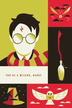Kunsttryk Harry Potter - You are a wizard