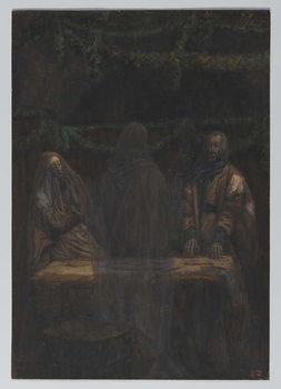 Reproducción de arte He Vanished from Their Sight, illustration from 'The Life of Our Lord Jesus Christ', 1886-94