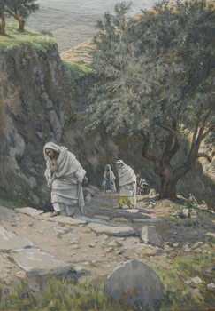 He Went on His Way to Ephraim, illustration from 'The Life of Our Lord Jesus Christ', 1886-96 Reproduction de Tableau