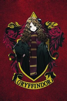 Umetniški tisk Hermione Granger - Manga