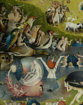Festmény reprodukció Hieronymus Bosch - Gyönyörök kertje