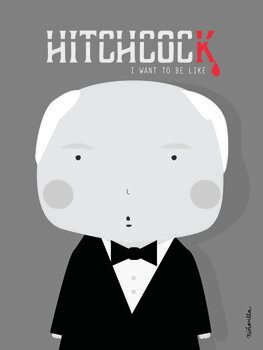Druk artystyczny Hitchcock