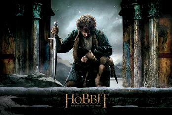 Umjetnički plakat Hobbit - Bilbo Baggins