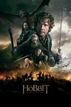 Umelecká tlač Hobbit - Bitka piatich armád