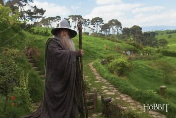 Művészi plakát Hobbit - Gandalf