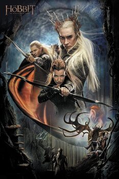 Konsttryck Hobbit - The Desolation of Smaug - The Elves