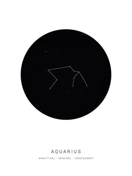 Illustration horoscopeaquarius