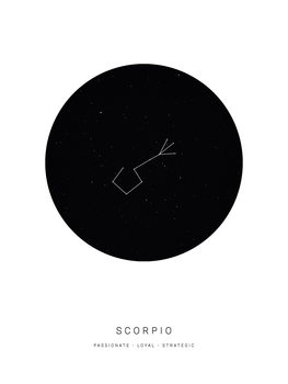 Illustrasjon horoscopescorpio