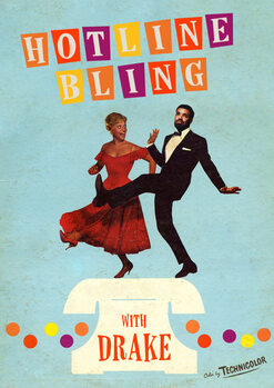 Poster de artă hotline bling