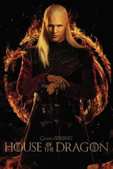 Művészi plakát House of Dragon - Daemon Targaryen