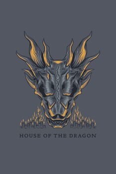 Арт печат House of Dragon - Dragon Skull