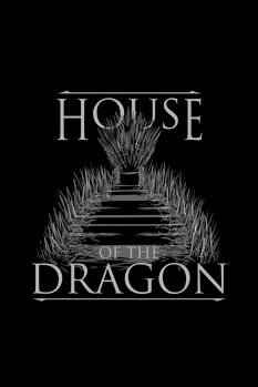Poster de artă House of Dragon - Iron Throne