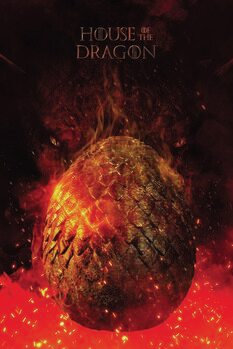 Umjetnički plakat House of the Dragon - Dragon egg